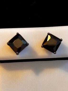 Black Onyx men’s earrings